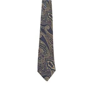 Kenneth Stevens 100% silk tie. Blue with Paisley print. excellent condition